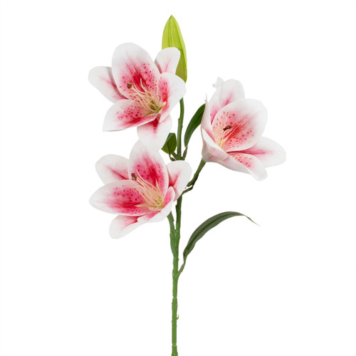 28" Real Touch Lily Flower Bush — Available in 3 Colors