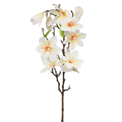 28" Real Touch Magnolia Flower Bush — Available in 3 Colors