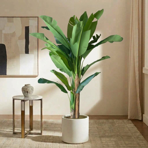 Artificial Banana Tree in Nursery Pot