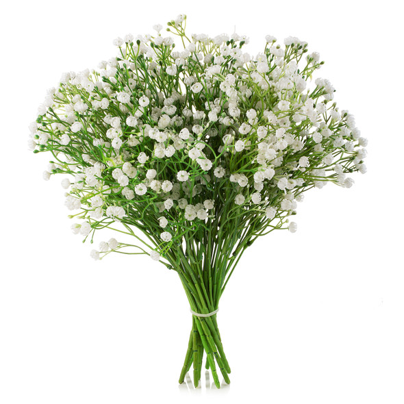 12 Pcs Artificial Baby Breath Flowers Gypsophila Bouquets for Wedding Bouquets Party Home Garden Decoration