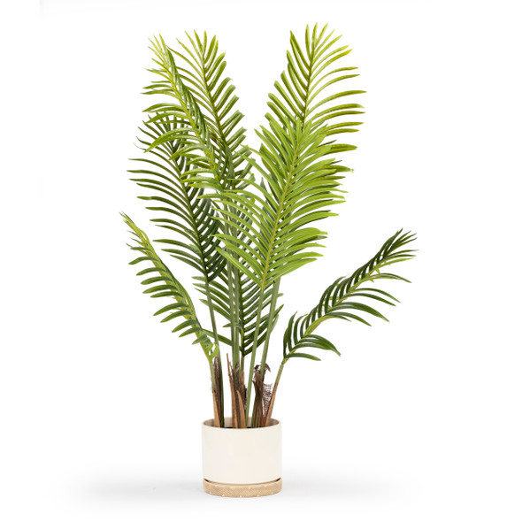 48 inches Artificial California Palm Tree in Plastic Nursery Pot