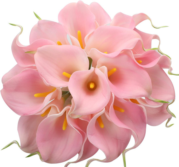 20pcs Artificial Real Touch Calla Lily Flower Arrangement (Pink) 20pcs Artificial Real Touch Calla Lily Flower Arrangement (Pink)