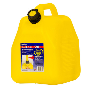 FUE7868 - SCEPTER DIESEL FUEL CAN SQUAT YELLOW 20L