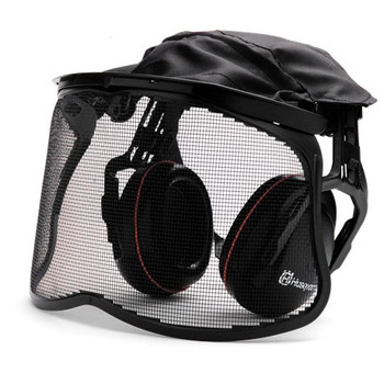 HUSQVARNA Premium Earmuffs with Mesh Visor 505 66 53-58