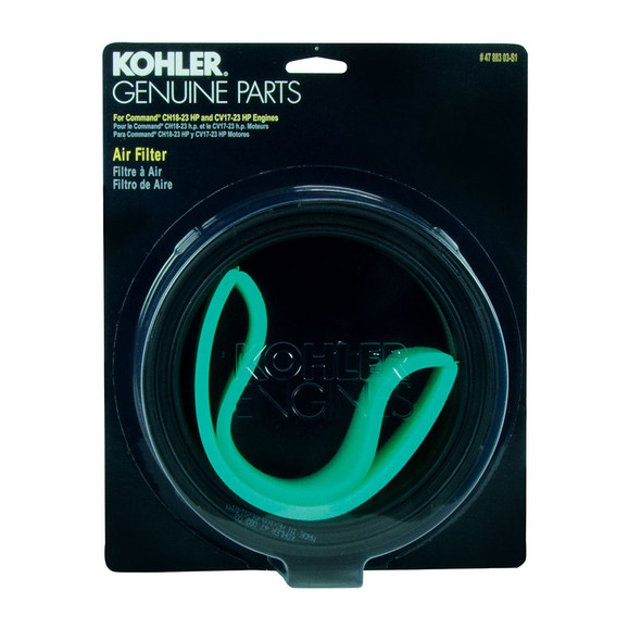 KOH4788303-S1 - KOHLER AIR FILTER KIT CH18-25 620-740 K SERIES