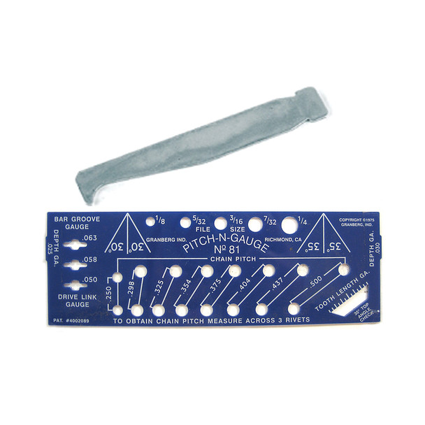 GAF109895 - PROKUT QUICK CHECK GAUGE & BAR GROOVE CLEANER SET