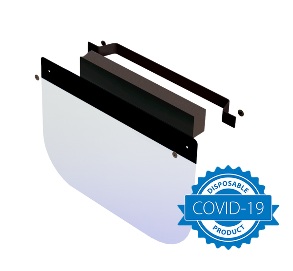 LatitudePlus Black Face Shield