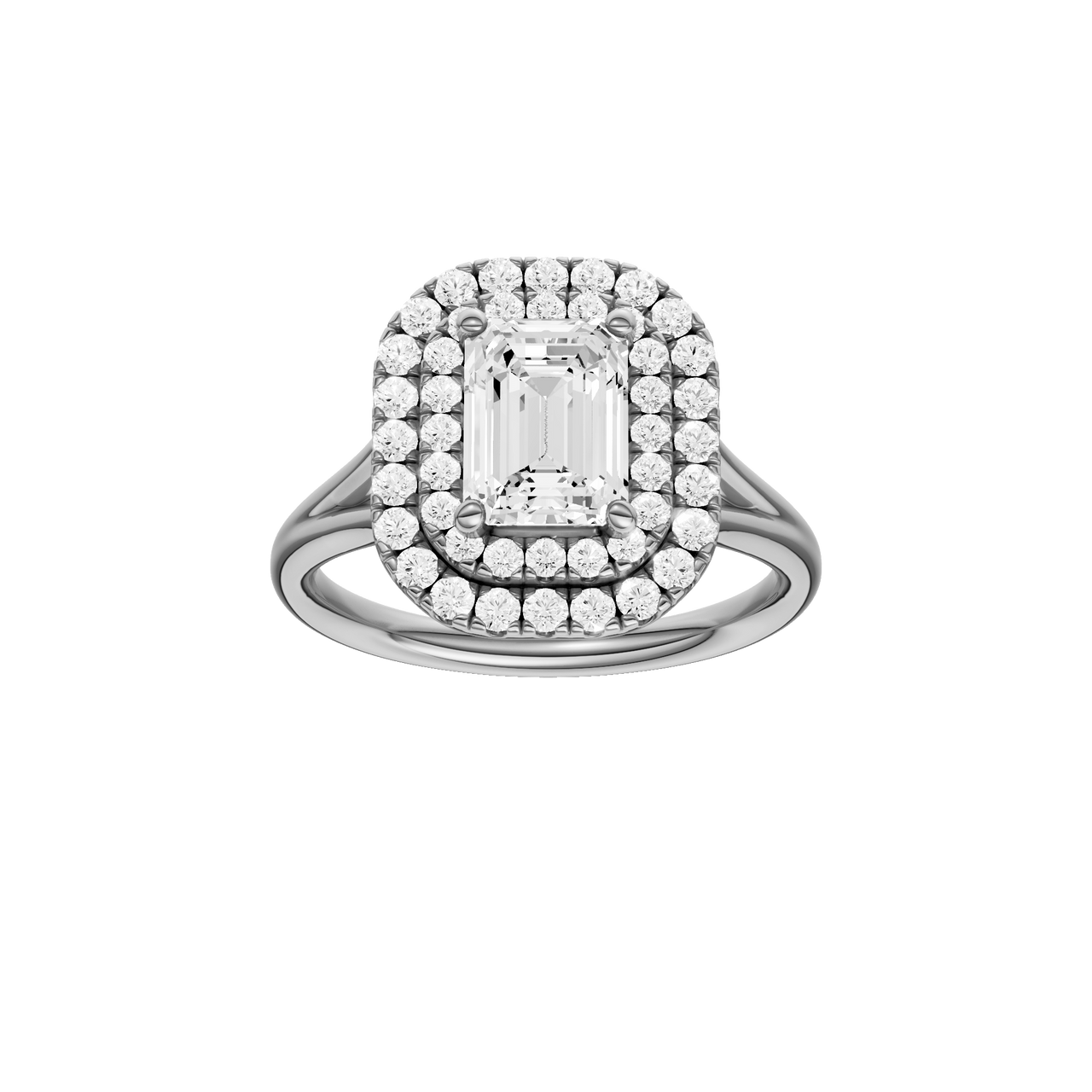 Solstice: Emerald, Plain, Double Halo