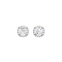 The Aurelia 2-Carat Round Hidden Halo Studs