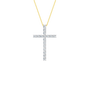 Petite Diamond Cross Necklace