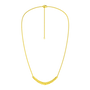 Petite Graduated Diamond Curve Necklace