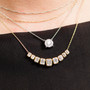 Maximalist Round Solitaire Diamond Pendant