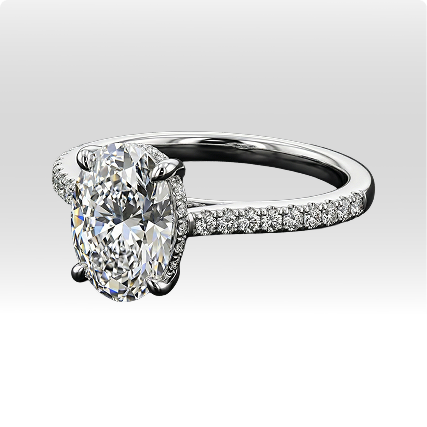 Empress Oval Engagement Ring