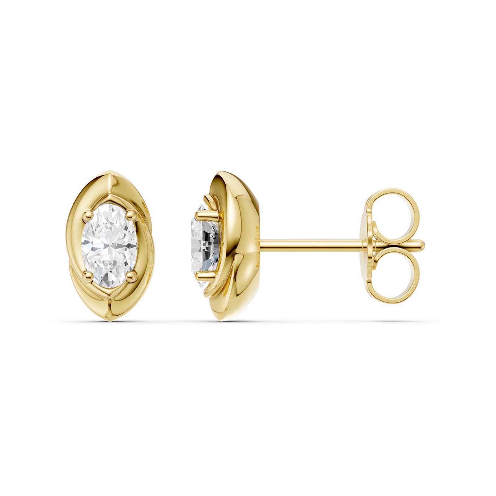 The Bezel Diamond Studs
