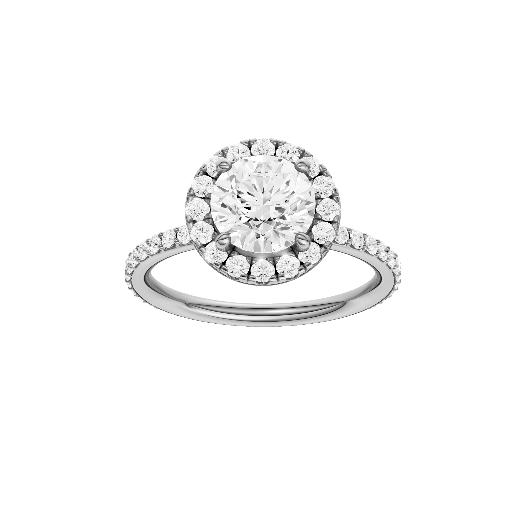 Alight: Round, Prong, Halo