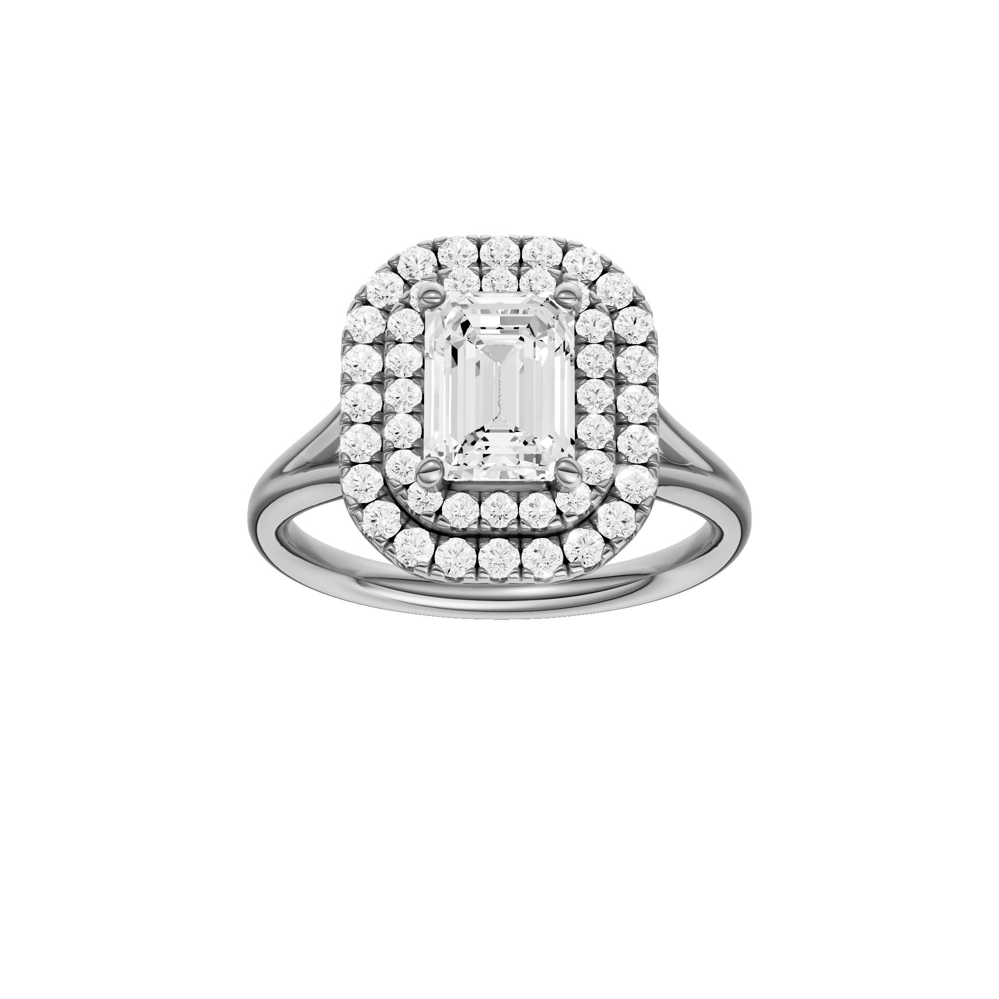 Solstice: Emerald, Plain, Double Halo