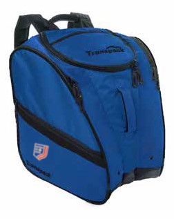 Transpack - TRV Ballistic Pro Ski Boot Carry Bag - Blue w/ Charcoal Electric with NSP Shield Logo - SALE!