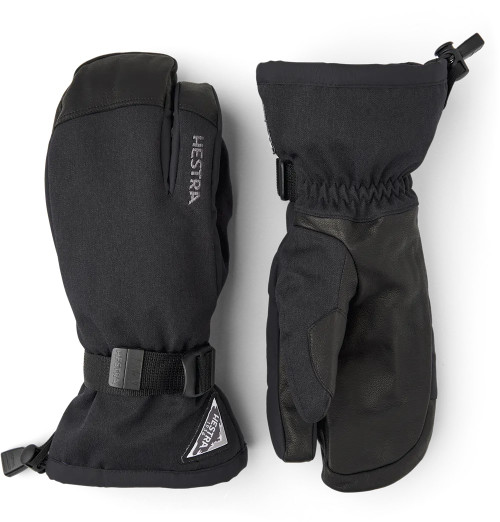 Hestra – Powder Gauntlet 3-finger - Black - XL(10) & 2XL(11) Only - SALE!