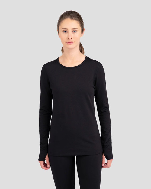 Terramar - Women's 3.0 Below Zero Crew - Black - XL Only - SALE!