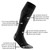 CEP – Men’s Ski Ultralight Compression Sock – Black/Dark Grey - SALE!