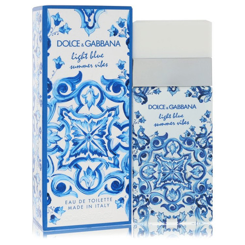 Dolce & Gabbana  Light Blue Summer Vibes by Dolce & Gabbana Eau De Toilette Spray 1.7 oz for Women for Fragrances for Women