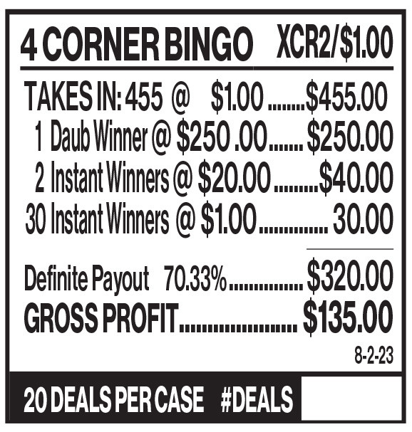 4 Corner Bingo 455