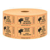Transparent product image: Double Roll Find a Moose Orange