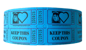 Double Roll Queen of Hearts - Blue