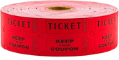 50-50 Tickets - Red