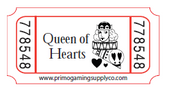 Single Roll Queen of Hearts Green