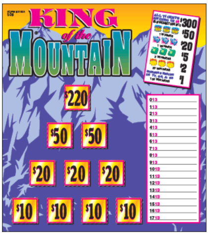 King of the Mountain $.50