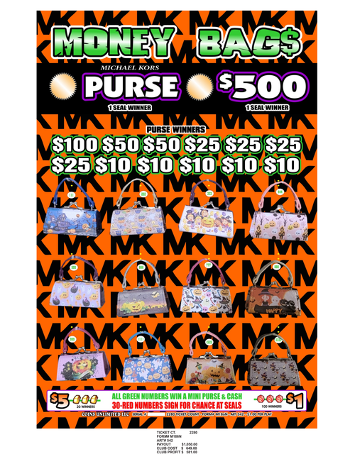 Money Bags (Michael Kors & Mini Purses) Halloween 2026