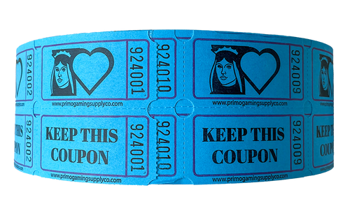 Double Roll Queen of Hearts - Blue
