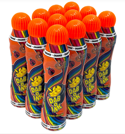 DAB-O-INK 4OZ ORANGE 12/DZ