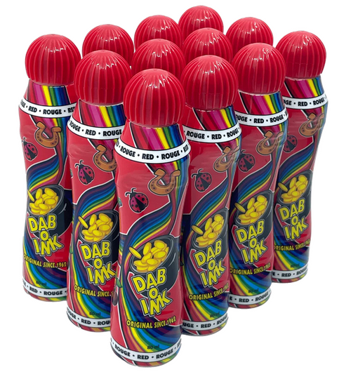DAB-O-INK 4OZ RED 12/DZ