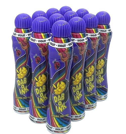 DAB-O-INK VIOLET 4OZ 12/DZ