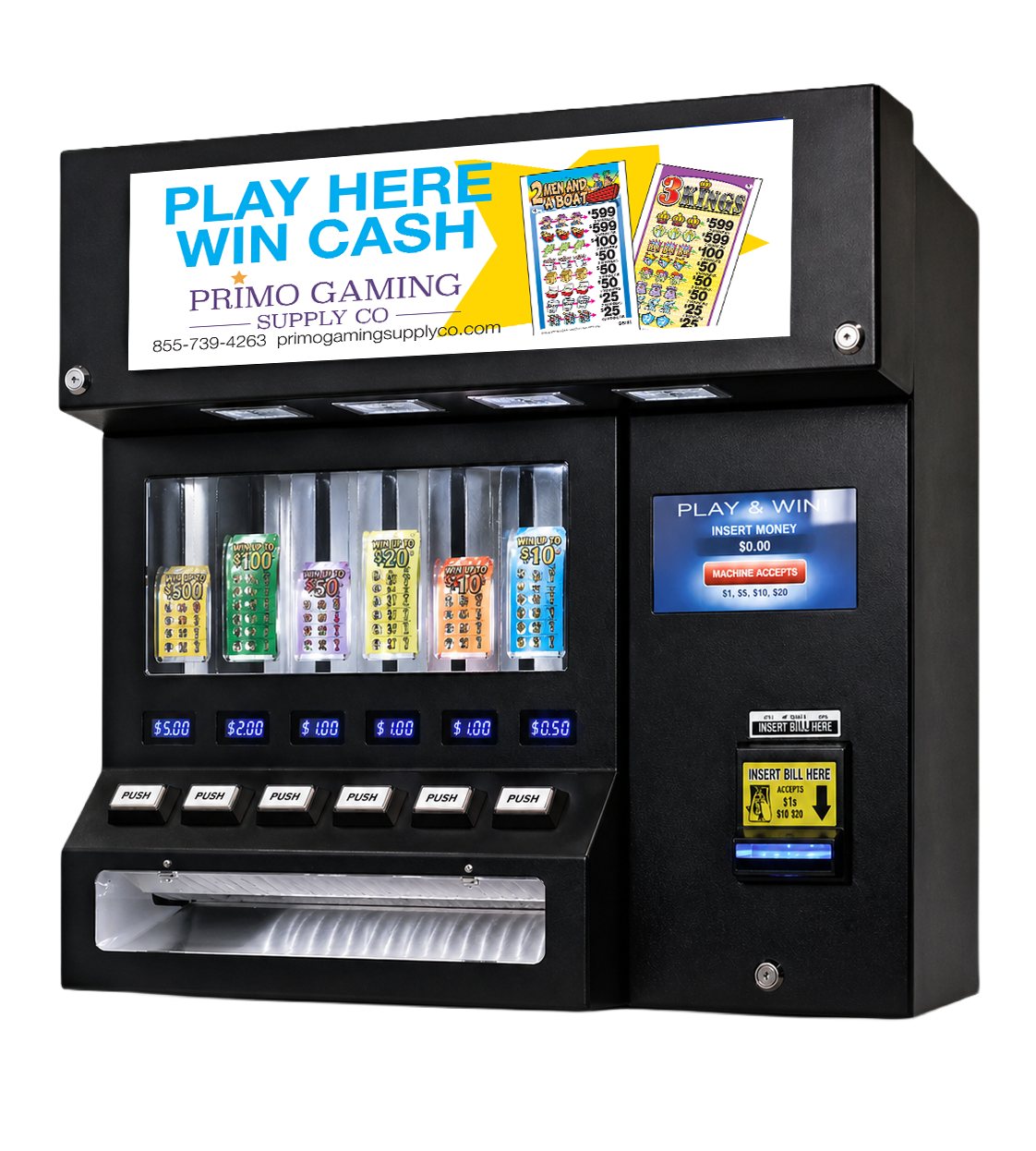 Primo Smart Maxim pull tab machine