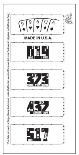 Ticket Mini-Bingo VIP - Lot De 500 Tickets Verts - Jeu De Grille Scellée - Idéal Fêtes, Anniversaires Et Soirées En Famille