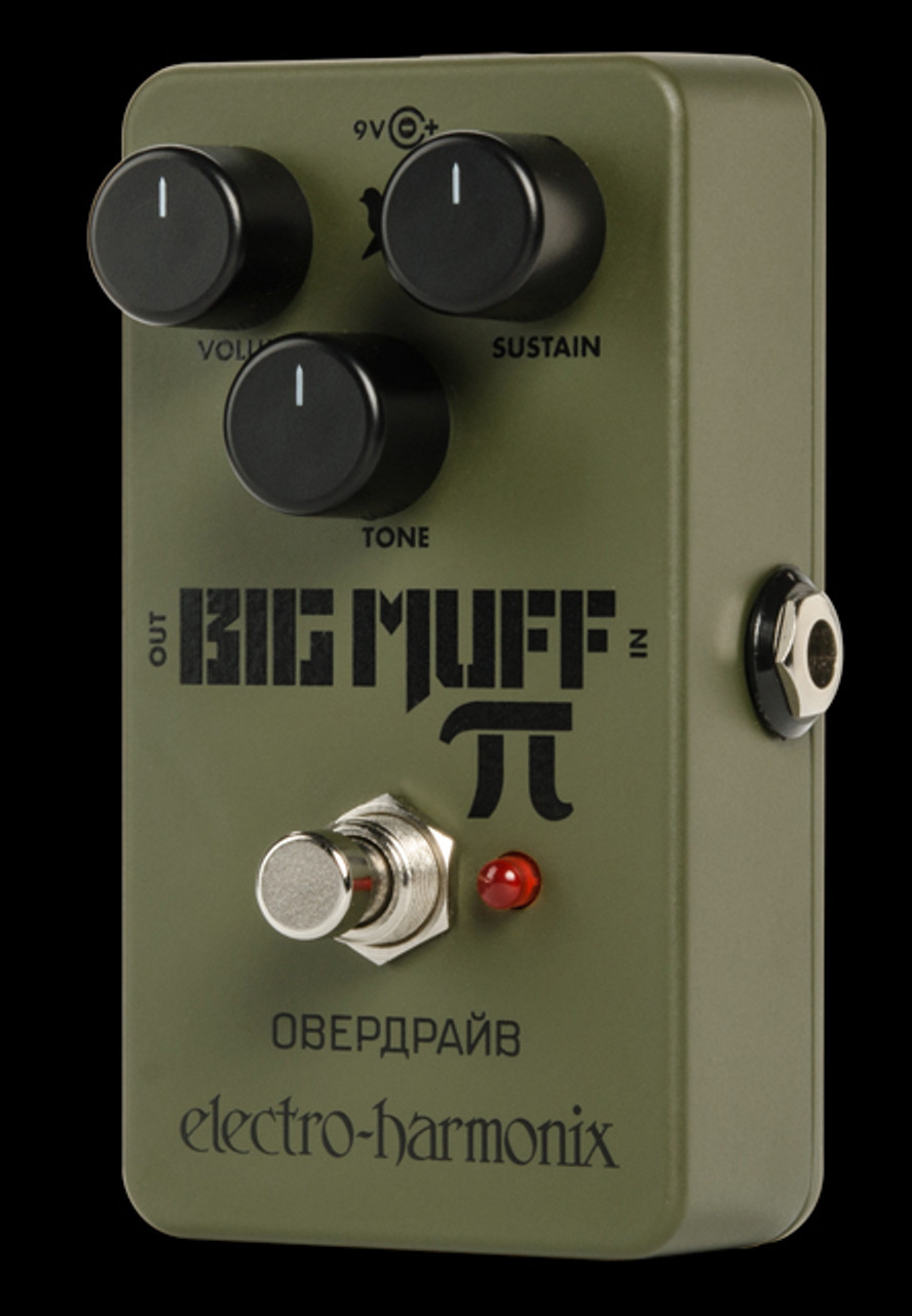 Electro-Harmonix Green Russian Big Muff Pi Fuzz Pedal - K&S Music, Inc