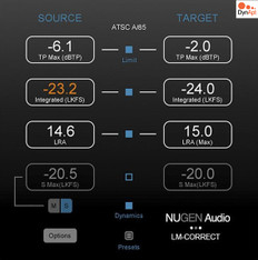 Nugen Audio  LM-Correct DynApt ext Loudness Range quick-fix extension