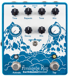 EarthQuaker Avalanche Run V2 Stereo Reverb & Delay with Tap Tempo