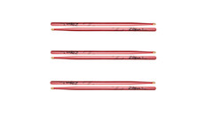 Zildjian 5A Chroma Pink Wood Tip Drumsticks 3 Pair Special