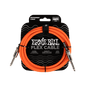 Ernie Ball 10ft Flex Instrument Cables Orange PO6416