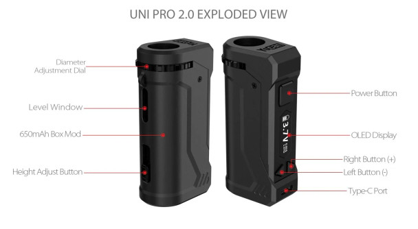 YOCAN UNI PRO 650mAh VV BOX MOD