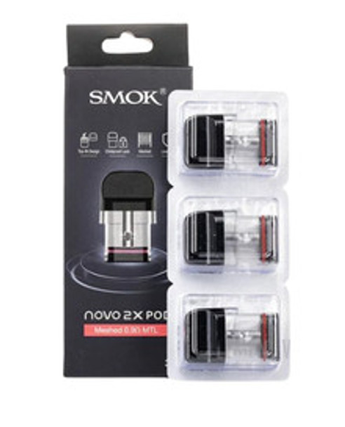 SMOK NOVO 2X MESHED MTL PODS 3CT/PK