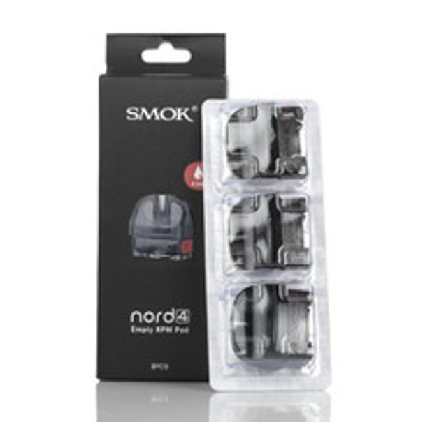 SMOK NORD 4 REPLACEMENT EMPTY 4.5ml PODS 3pk.