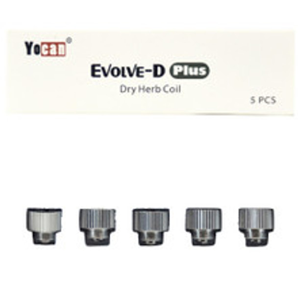 YOCAN EVOLVE-D PLUS DRY HERB COIL 5CT./PK