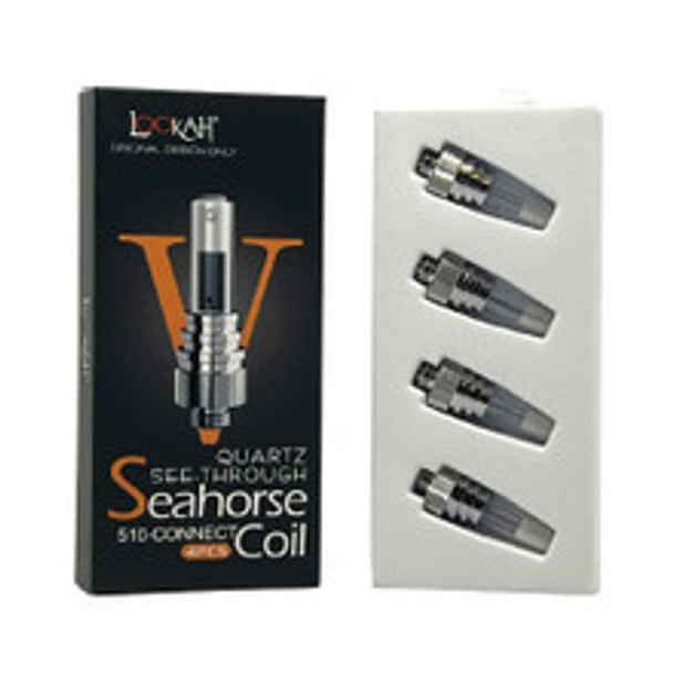 LOOKAH SEAHORSE SEE-THROUGH QUARTZ REPLACEMENT COIL 4ct/PK
