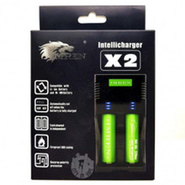 IMREN X2 2 BAY BATTERY CHARGER