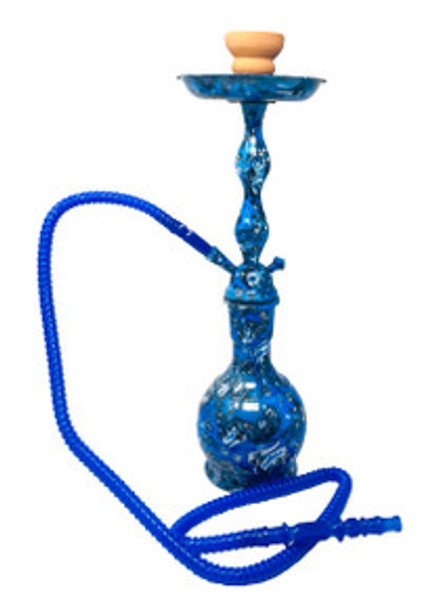 ZEBRA 19" FRANKENSTEIN 1 HOSE HOOKAH KIT ASSORTED COLORS